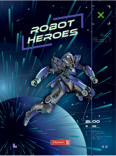 BRUNNEN Sammelmappe Robot Heroes | A3